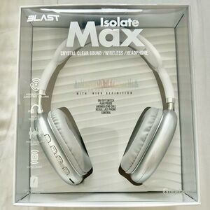 Blast Isolate Max Silver Wireless Headphones